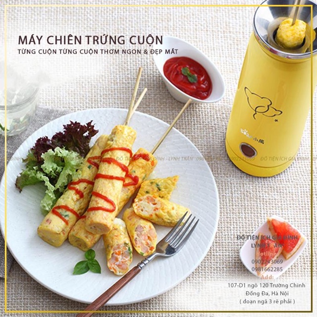 MÁY CHIÊN TRỨNG CUỘN BEAR®️CHÍNH HÃNG GIÁ TỐT