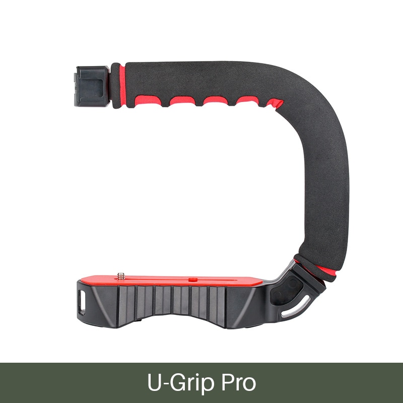 Ulanzi U-Grip Pro Camera Stabilizer Video Rig Cage Triplle Cold Shoe Handheld Steadicam for iPhone 11 GoPro 7 6 5 Canon SonyTik tok