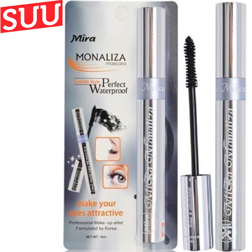 Mascara Không Trôi Cong Mi Hàn Quốc Mira Monaliza 9ml suu.shop cam kết 100% chính hãng