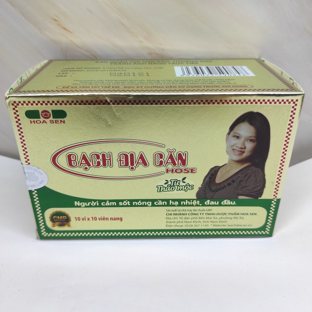 Bạch Địa Căn HOSE giảm cảm cúm đau đầu cho bà bầu