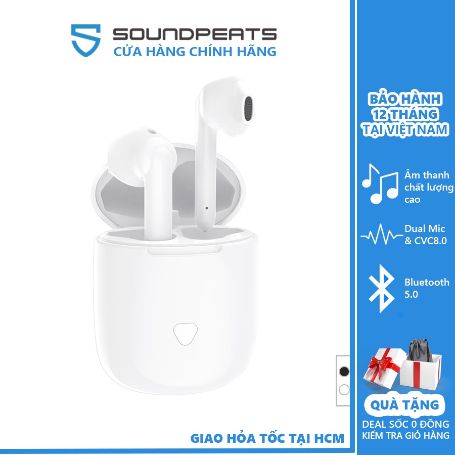 Tai nghe True Wireless Earbuds SOUNDPEATS TrueAir Smart Touch Bluetooth V5.0