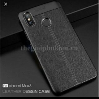 Ốp lưng da cao cấp Auto focus cho xiaomi mi max 3