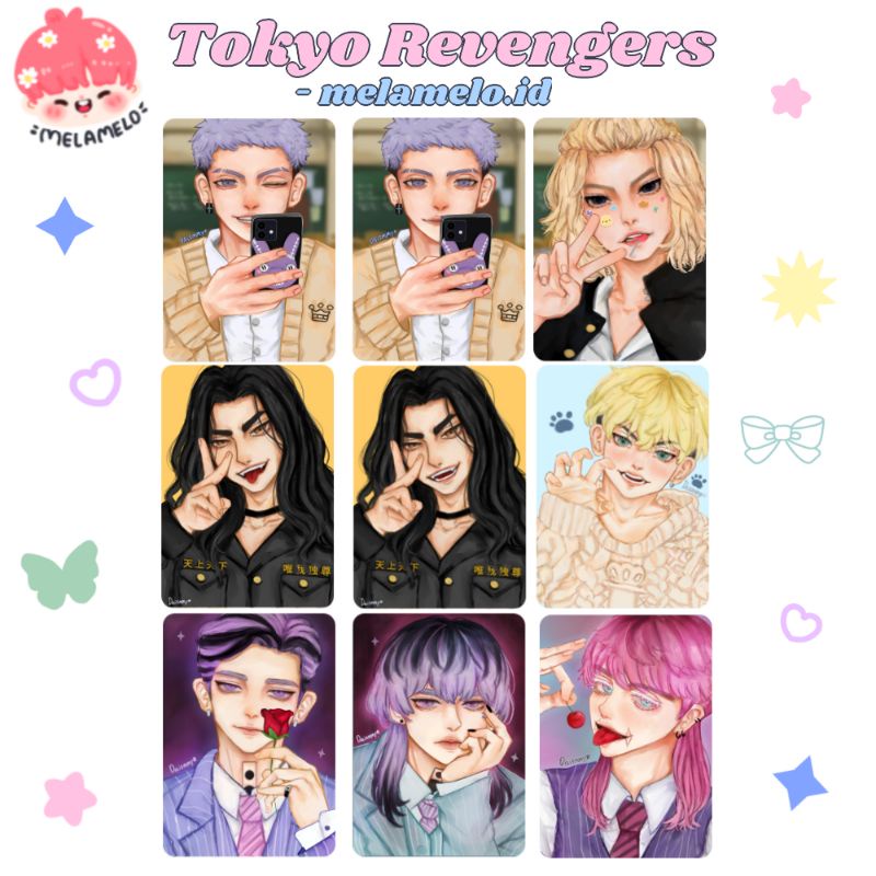 Thẻ Ảnh Polaroid Hình Anime Tokyo Revengers