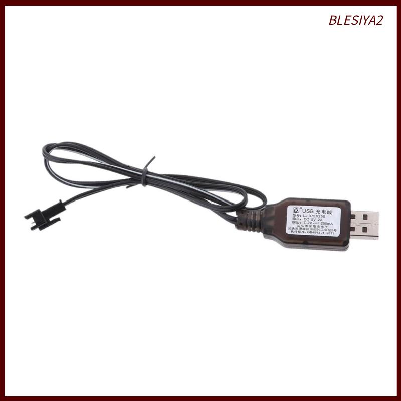 Dây Cáp Sạc Pin USB 2Pin NI-MH / NI-Cd 7.2V Cho Máy Bay Điều Khiển Từ Xa SM 2V