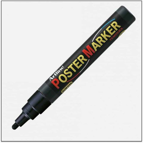 Bút marker viết vẽ lên kính Artline EPP-4 - Màu đen (Black)