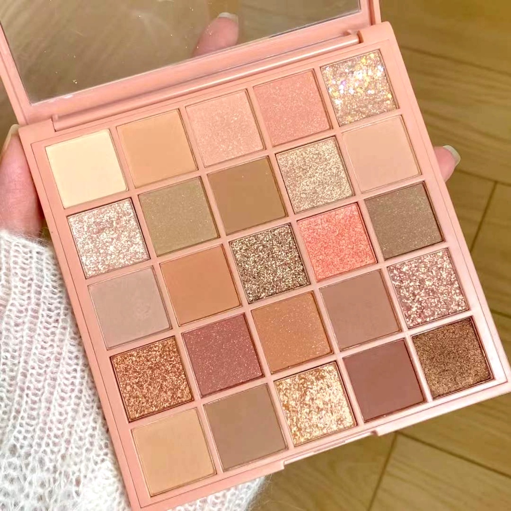 Bảng Phấn Mắt Nhũ Lì 25 ô GOGOTALES Chính Hãng  Back To Reality GT282 - GOGO TALES Lì Dễ Tẩy Trang Tiện Dụng