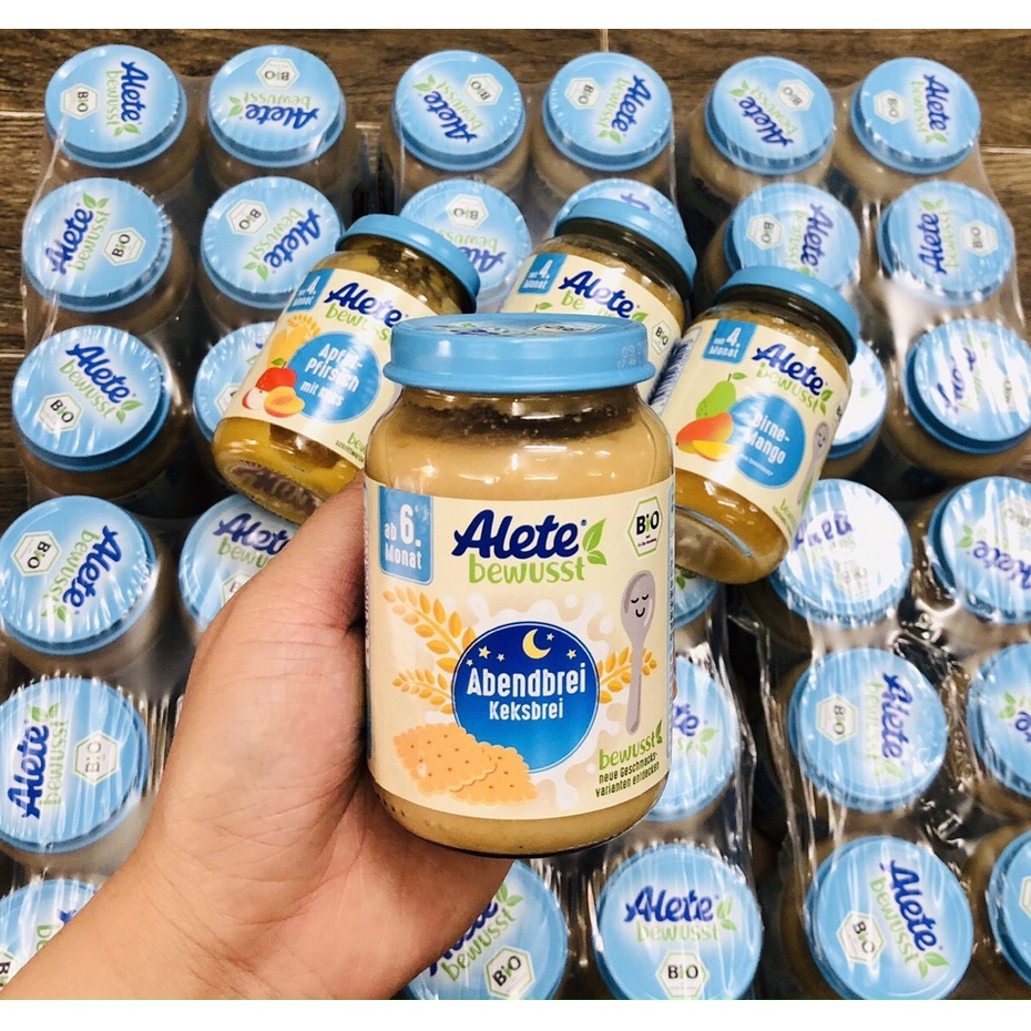 Hũ Dinh Dưỡng ALETE Đức 190g, ngũ cốc dinh dưỡng Alete ăn liền cho bé từ 6 tháng [Date 10/2023]