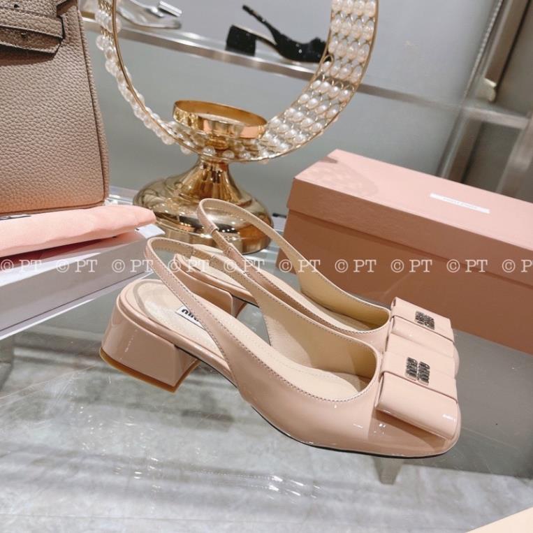 Sandal Miumiu 3 Màu Trắng Đen Kem Full Size 35-39  -  By Anh Dinh Phuong