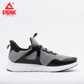 Giày thể thao Nam PEAK Casual E84667E - Ghi