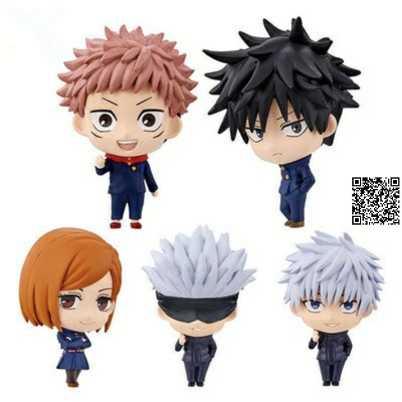 Mô hình Anime Jujutsu Kaisen nhiều nhân vật Yuji Itadori Megumi Fushiguro NOBARA KUGISHAKI Satoru Gojo 1571