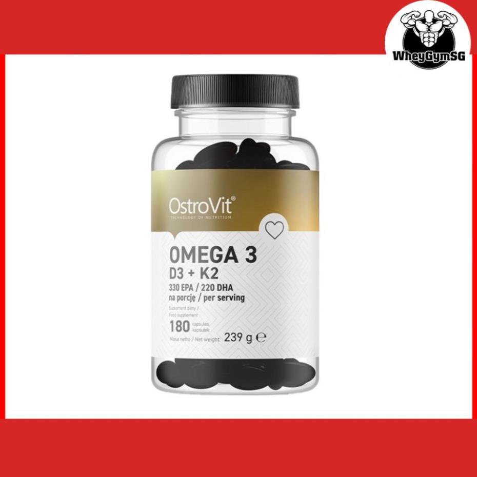 Viên Uống Hỗ Trợ Chức Năng Mắt Và Xương Khớp Omega3 D3 + K2 180 Viên - Từ Châu Âu.