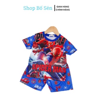 ✔️8-16kg✔️Bộ thun lạnh 3D siêu nhân anh hùng cho bé trai