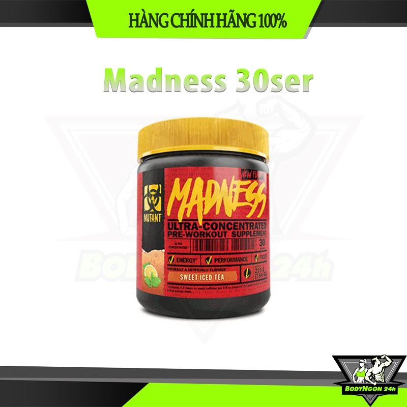 Thực Phẩm Bổ Sung Tăng Sức Mạnh Tối Đa Pre Workout Mutant Madness