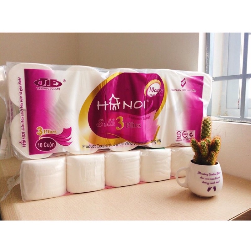 1 bịch giấy vệ sinh có lỗi hà nội 10 cuộn