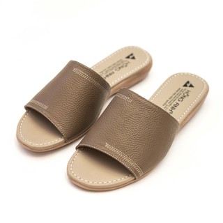 DÉP LÊ QUAI NGANG DA NỮ HỒNG ANH THỜI TRANG ĐẾ THẤP (NÂU RÊU + TRẮNG)