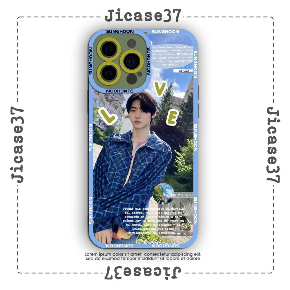 Ốp lưng iphone cạnh vuông Jicase Enhypen Sunghoon Kpop 6plus/6s/6splus/7/7plus/8/8plus/x/xs/11/12/pro/max/plus/promax