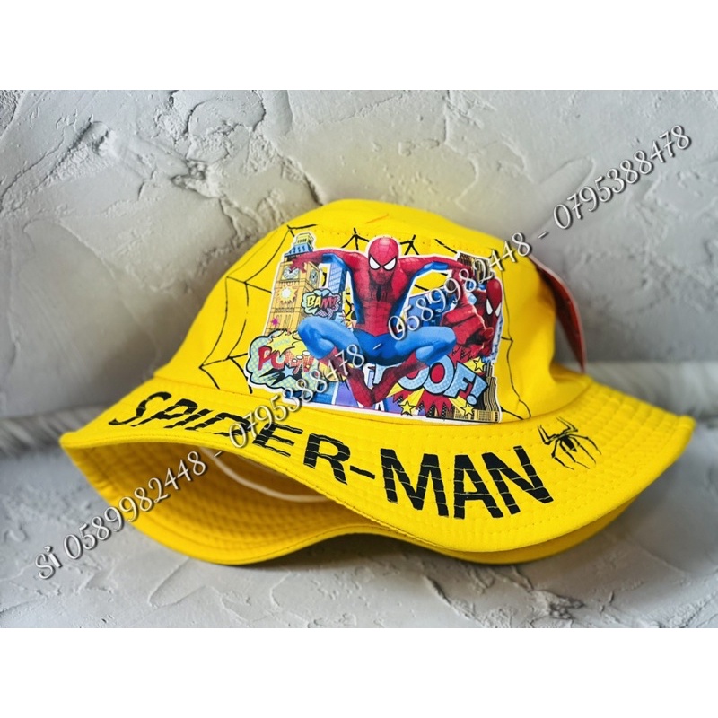 Mũ Vành Cho Bé Trai In Nhện 🕷 Cute Cho Bé 1tuổi đến 5t cute thời trang