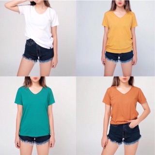 ÁO THUN BASIC CỔ TIM