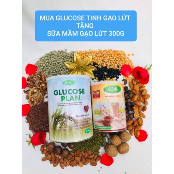 SOYNA - Sữa Glucose Plan Tinh Chất Gạo Lức - Sữa Cho Người Tiểu Đường - Hộp 800g