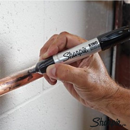 Bút đánh dấu công nghiệp chuyên dụng Sharpie Pro King Size Màu đỏ