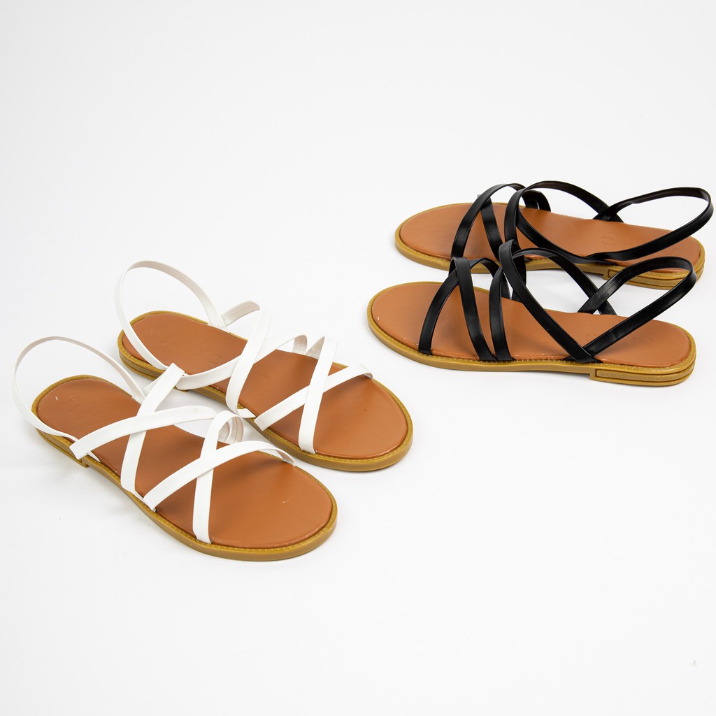 SANDAL NỮ THỜI TRANG MWC- CHẤT LIỆU DA CAO CẤP - ĐẾ BỆT DÂY MẢNH  QUAI CHÉO CÁ TÍNH NUSD- 2609