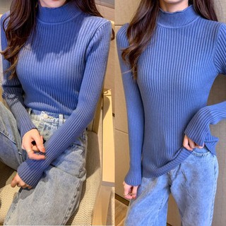 Áo len tăm cho con ti cổ cao 3cm