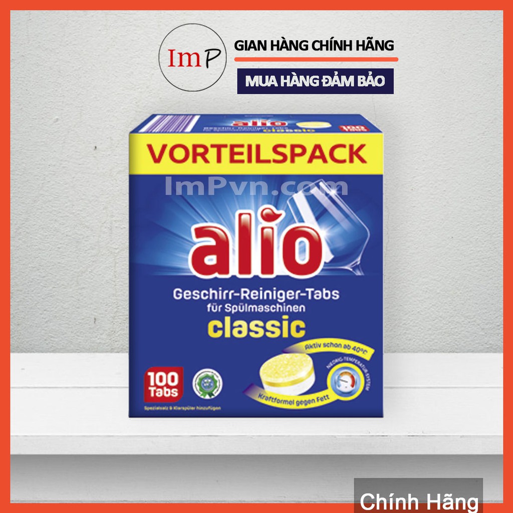 [TRỢ GIÁ THƯƠNG HIỆU] Viên rửa bát Alio Classic 100 viên