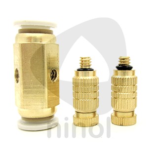 Béc Phun Sương 2 Hướng Đế Giữa – Tưới Cây, Phun Sương Mini, Nhựa Bền, Chống Tắc, Lắp Dễ