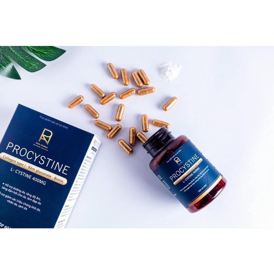 Viên uống giảm mụn trắng da Procystine 60 viên