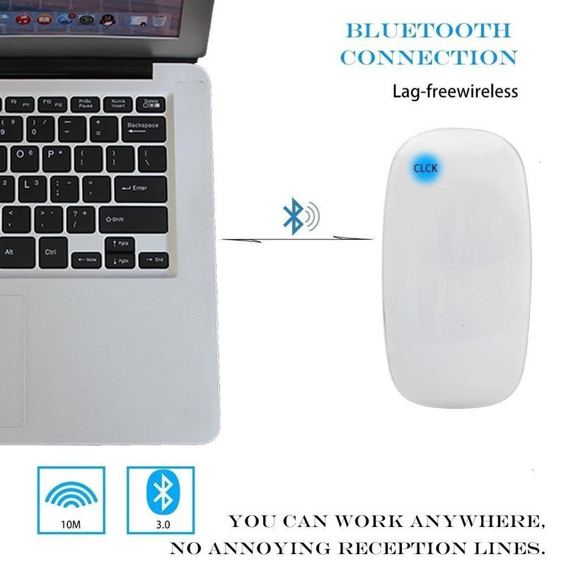Chuột Không Dây Kết Nối 2.4G Bluetooth Wireless Cho Apple Macbook Laptop