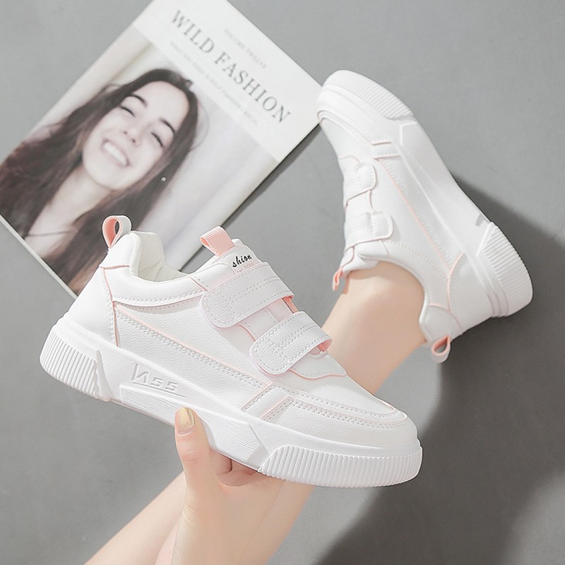 Giày thể thao nữ đế bằng giá rẻ giày sneaker nữ trắng cao cấp hot trend AZUKA - C5