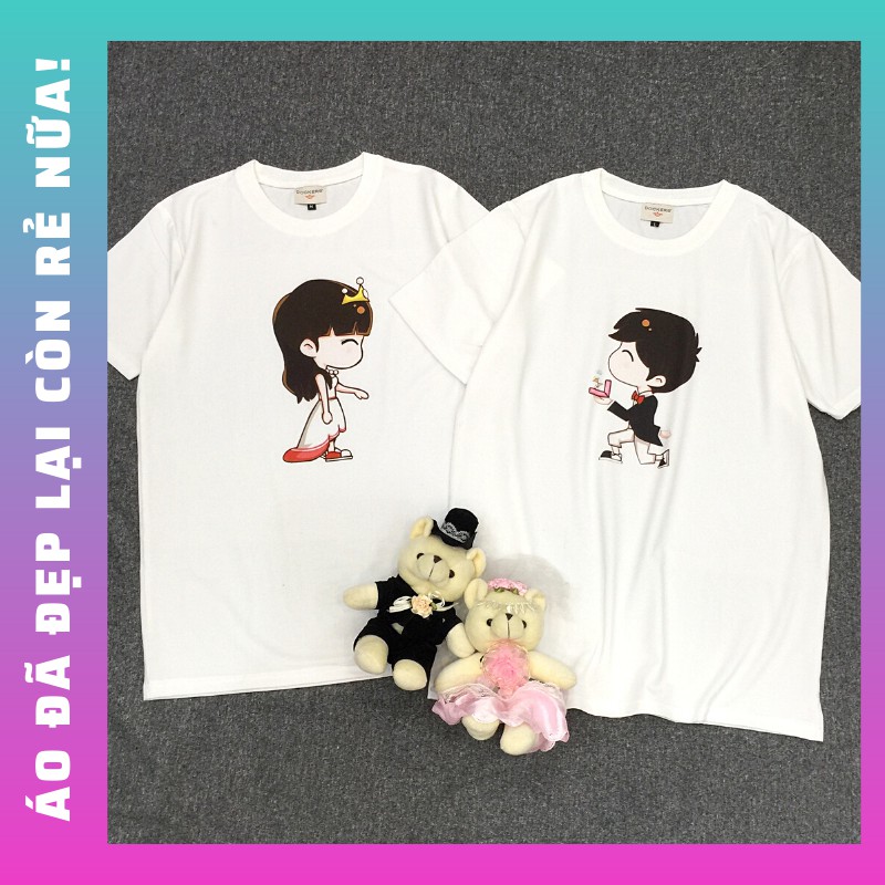 Áo đôi nam nữ tình yêu bạn thân đẹp giá rẻ ❤️COUPLE STORE❤️BST Áo cặp nam nữ mới nhất 2021 chất thun cotton 100% cao cấp