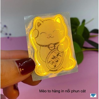 Combo 50 Mèo thần tài dán điện thoại