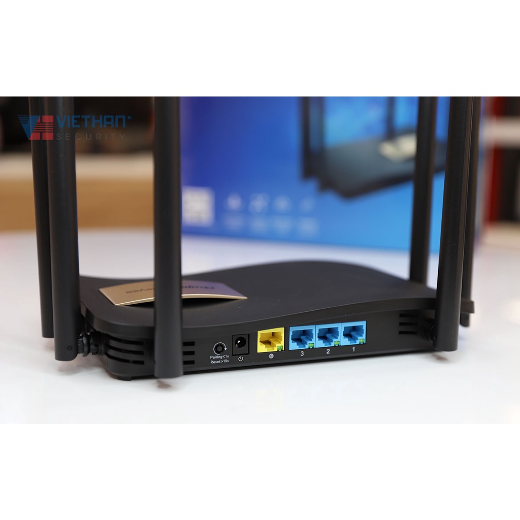 Bộ phát WIFI 6 RÂU CỰC MẠNH CAO CẤP RUIJIE RG-EW1200G Pro hỗ trợ Mesh ĐẦY ĐỦ PHỤ KIỆN CHÍNH HÃNG