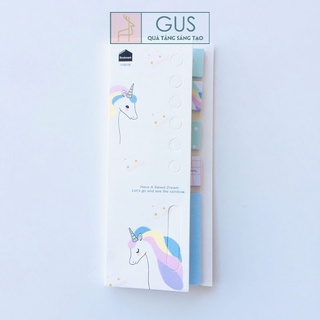 Note nhiều tập Unicorn GusShop
