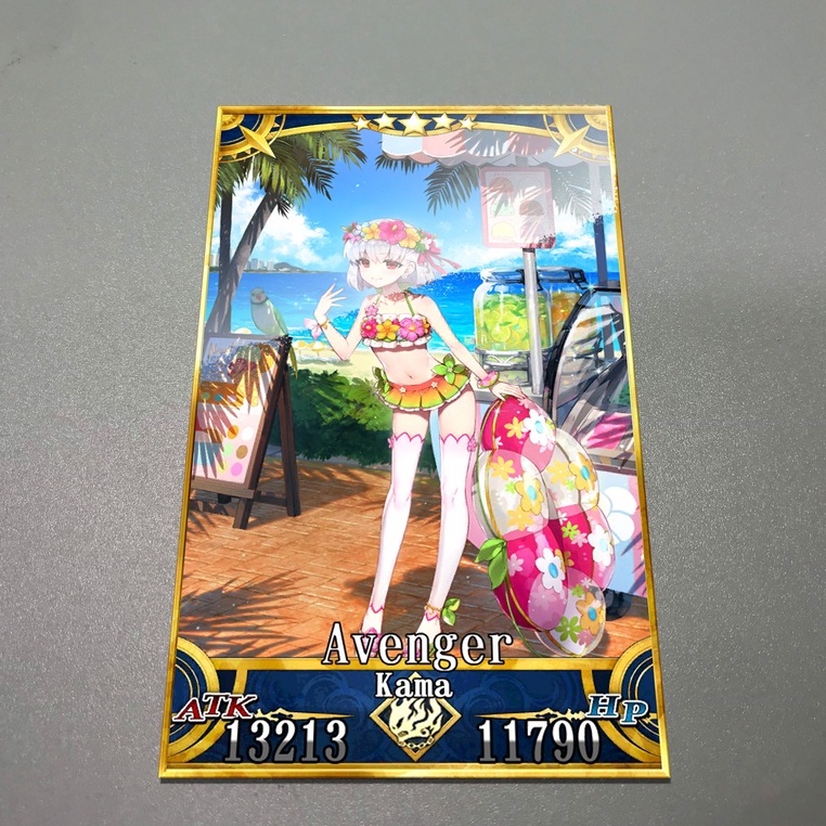 Thẻ bài custom card bánh xốp anime Fate/Grand Order FGO để sưu tầm tự chọn Kama