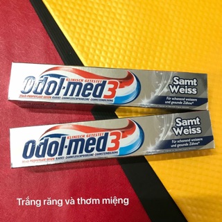 Kem đánh răng trắng răng odol- med 3