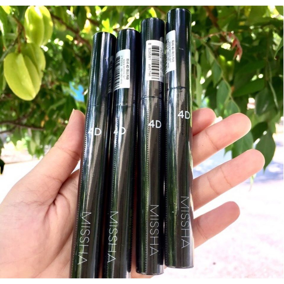 Mascara 4D #Missha (chính hãng, mới 100% còn nguyên niêm phong)