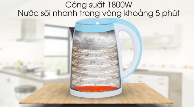 Ấm siêu tốc Delites/ hàng trưng bày test mẫu siêu thị