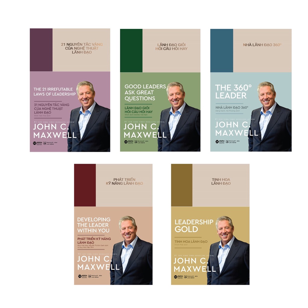 Sách - Lãnh Đạo Phong Cách John C. Maxwell ( 5 cuốn )