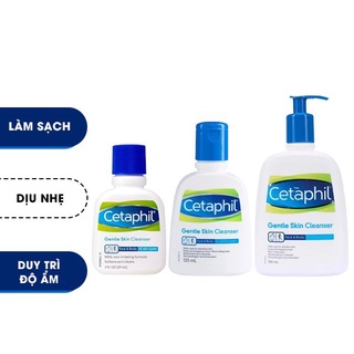 Sữa rửa mặt Cetaphil Gentle Skin Cleanser 125ml - 500ml dưỡng ẩm và dịu nhẹ cho da