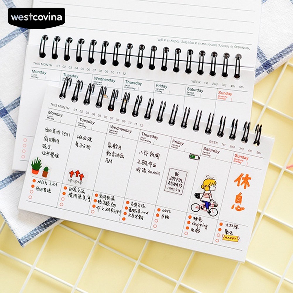 Sổ Tay Lên Kế Hoạch Hàng Tuần Tiện Dụng