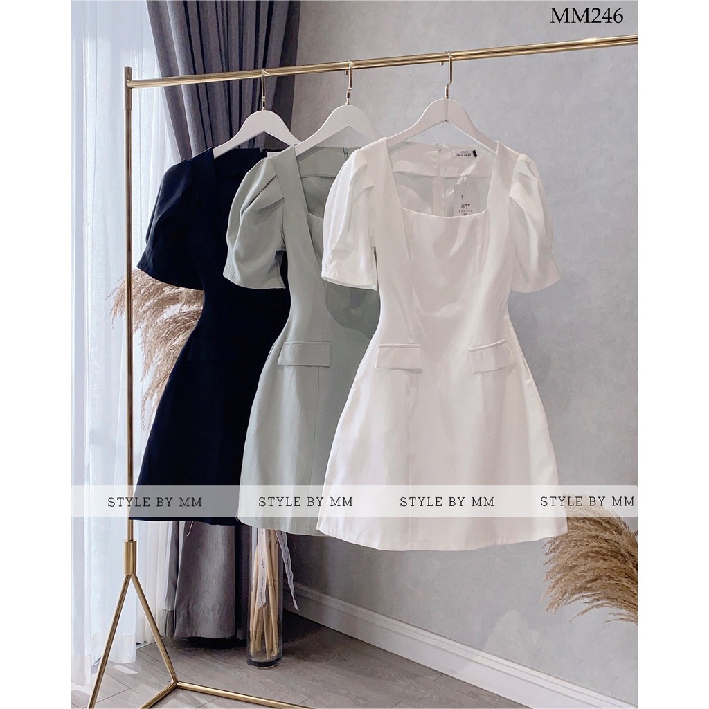 Váy Nữ Đẹp, Đầm Nữ Đẹp Chất Liệu Chéo Hàn Siêu Nhẹ Mát Hiện Đại Và Sang Trọng - Thời Trang Thiết Kế Style By MM