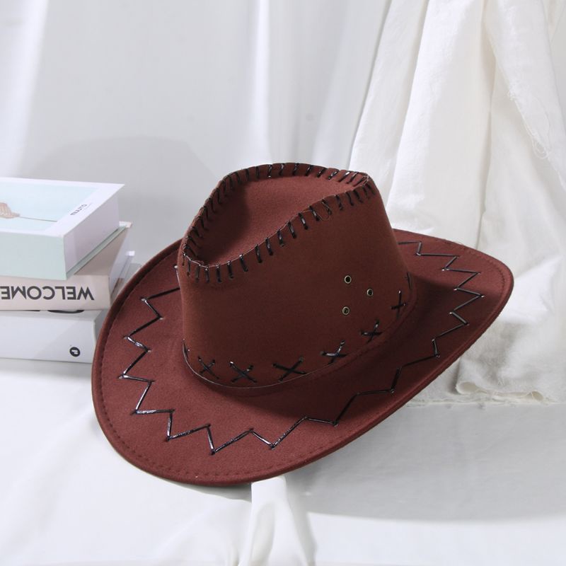 Nón Cao Bồi Chất Liệu Da Lộn Hot Trend