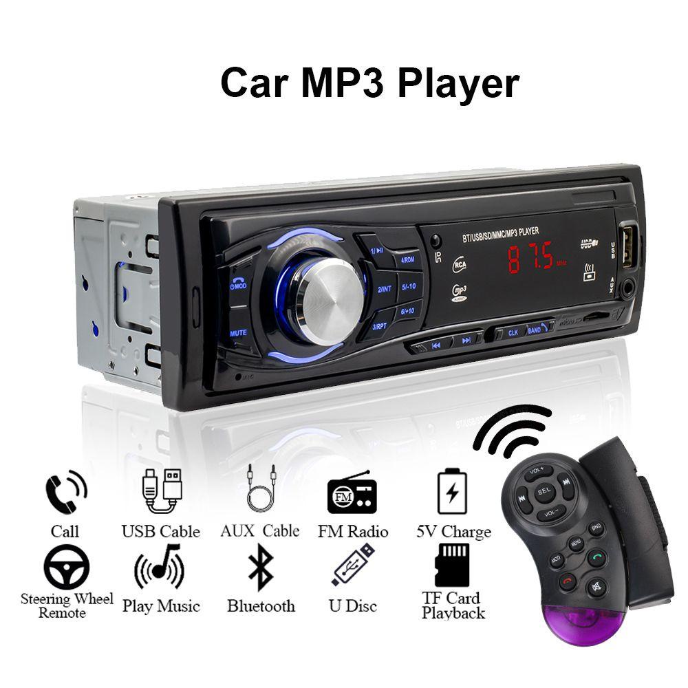 Máy Nghe Nhạc MP3 12V FM / USB / AUX Rảnh Tay Gắn Bảng Điều Khiển Xe Hơi