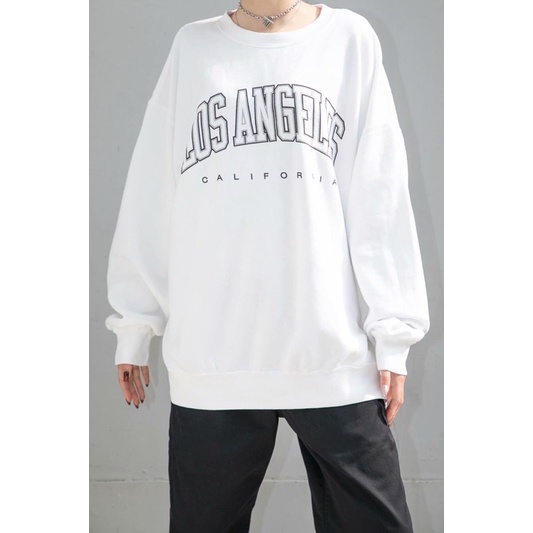 Áo Sweater nỉ da cá nam nữ tay bồng in hình chữ bassi, áo nỉ dài tay phong các Hàn Quốc | BigBuy360 - bigbuy360.vn