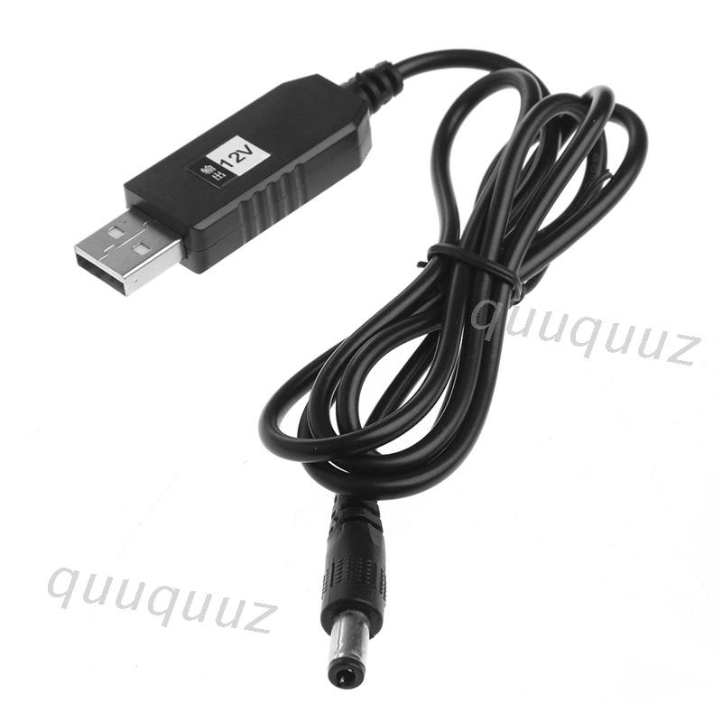 Cáp Chuyển Đổi Usb Dc 5v Sang Dc 12v 2.1x5.5mm