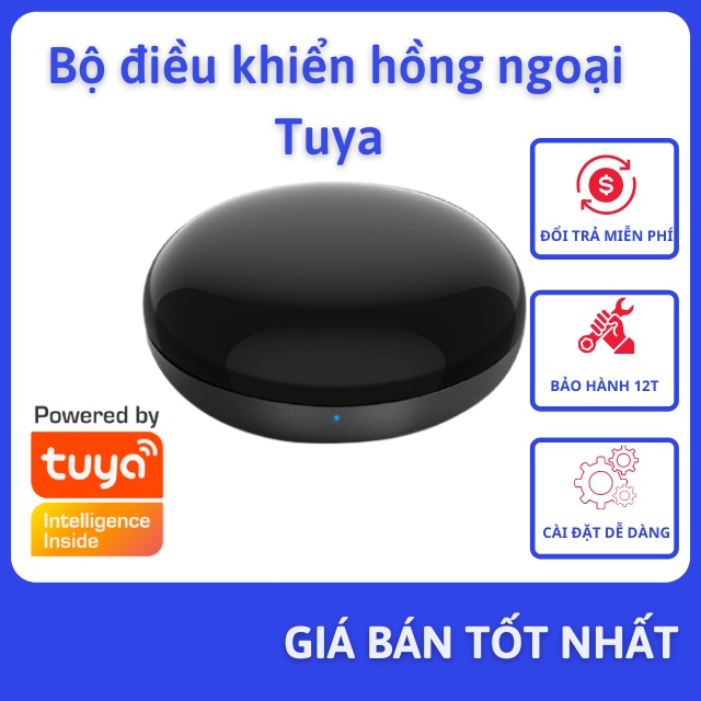 Bộ điều khiển Hồng ngoại IR thuộc Hệ sinh thái Tuya (Tuya Wifi IR), dùng App Smart Life/ Tuya