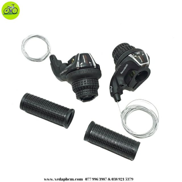 Cặp tay đề xe đạp vặn Shimano RS35 3x7 speed SL - RS35