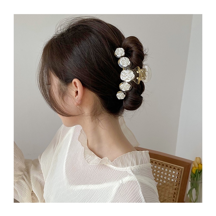 Kẹp Tóc Hình Hoa Trà